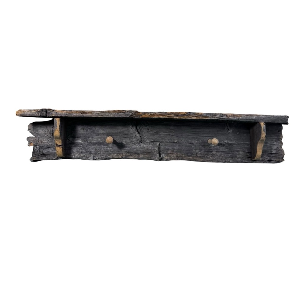 Reclaimed Barnwood Rustic Wooden Coat Rack